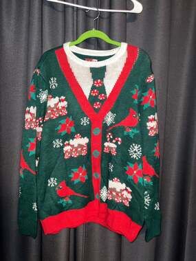 Ugly Christmas Sweater Xmas Size XL